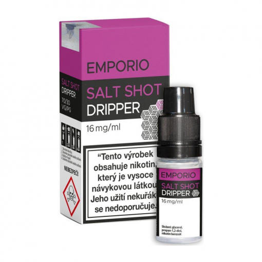 BOOSTER EMPORIO Salt Shot Dripper VPG 70/30 10ml - 16mg nicotine/ml