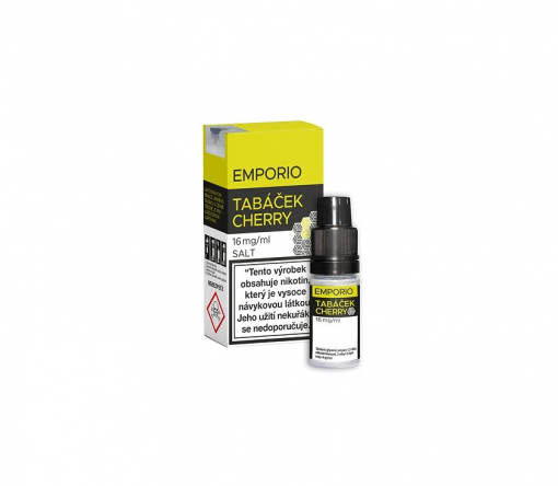 Nicotine salt EMPORIO Nic Salt Tabáček Cherry 10ml