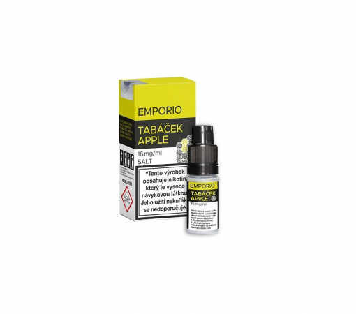 Nicotine salt EMPORIO Nic Salt Tabáček Apple 10ml