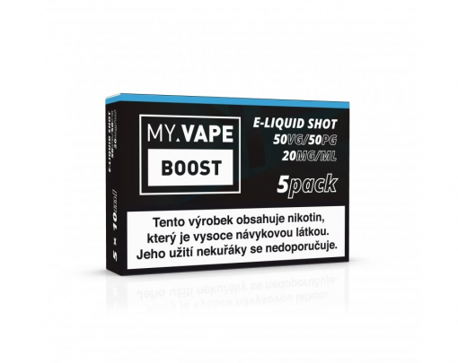 My Vape MTL Booster 50/50 5x10ml - 20mg nikotinu/ml