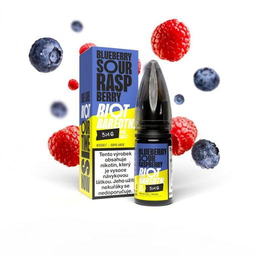 Riot BAR EDTN Salt Blueberry Sour Raspberry / Borůvka s malinou 10ml