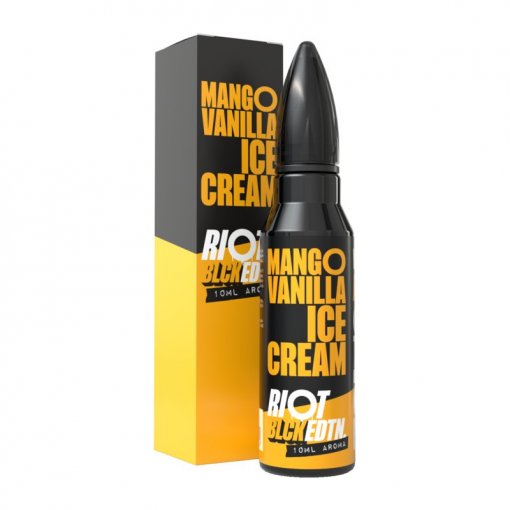 Riot Squad - Black Edition - Mango Vanilla Ice Cream 10ml Longfill