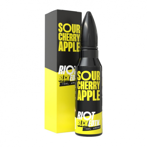 Riot Squad - Black Edition - Sour Cherry and Apple 10ml Longfill