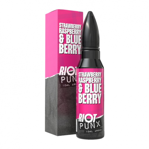 Riot Squad - PUNX - Strawberry, Blueberry, Raspberry 10ml Longfill