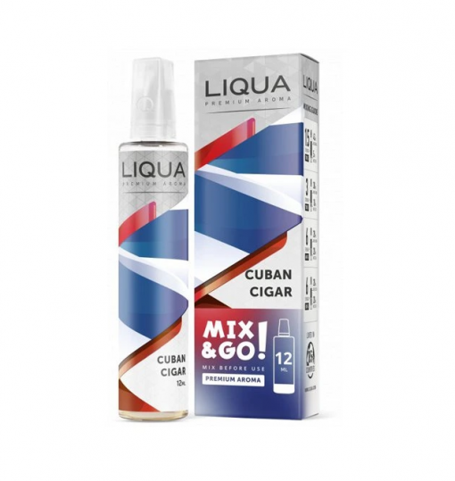 LIQUA - Mix & Go - Cuban Cigar 12ml Longfill