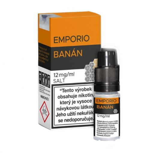 Nicotine salt EMPORIO Nic Salt Banán 10ml