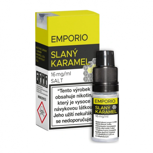 Nicotine salt EMPORIO Nic Salt Slaný karamel 10ml