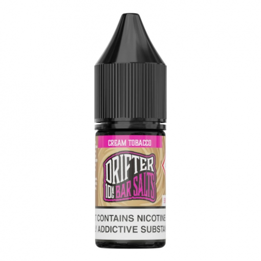 Drifter Bar Salts Cream Tobacco 10ml Nicsalt