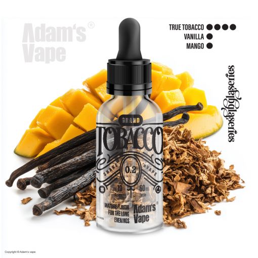 Adams vape - Grand Tobacco 10ml Longfill