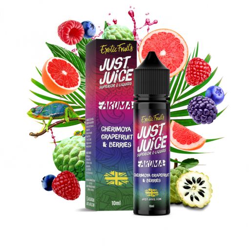 Just Juice - Exotic - Cherimoya / Grapefruit & Berries 10ml Longfill