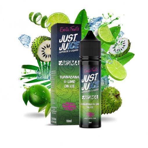 Just Juice - Exotic - Guanabana & Lime On Ice 10ml Longfill