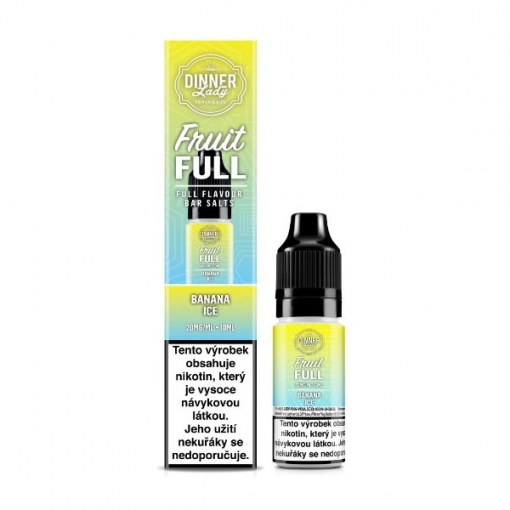 Nicotine Salt Dinner Lady Bar Salts Fruit Full Banana Ice 10ml