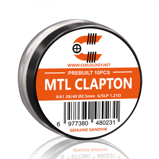 Coilology coils for MTL Clapton KA1 - 1,21ohm, 10pcs