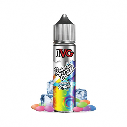 Příchuť IVG S&V: Menthol Rainbow Blast / Chladivé sladké bonbony 18ml